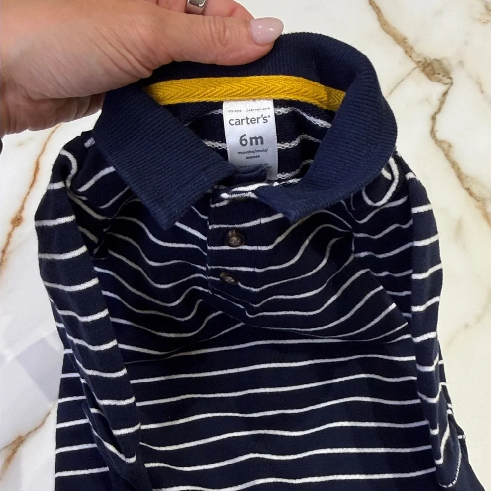 Carter’s Navy Striped Kids One Piece